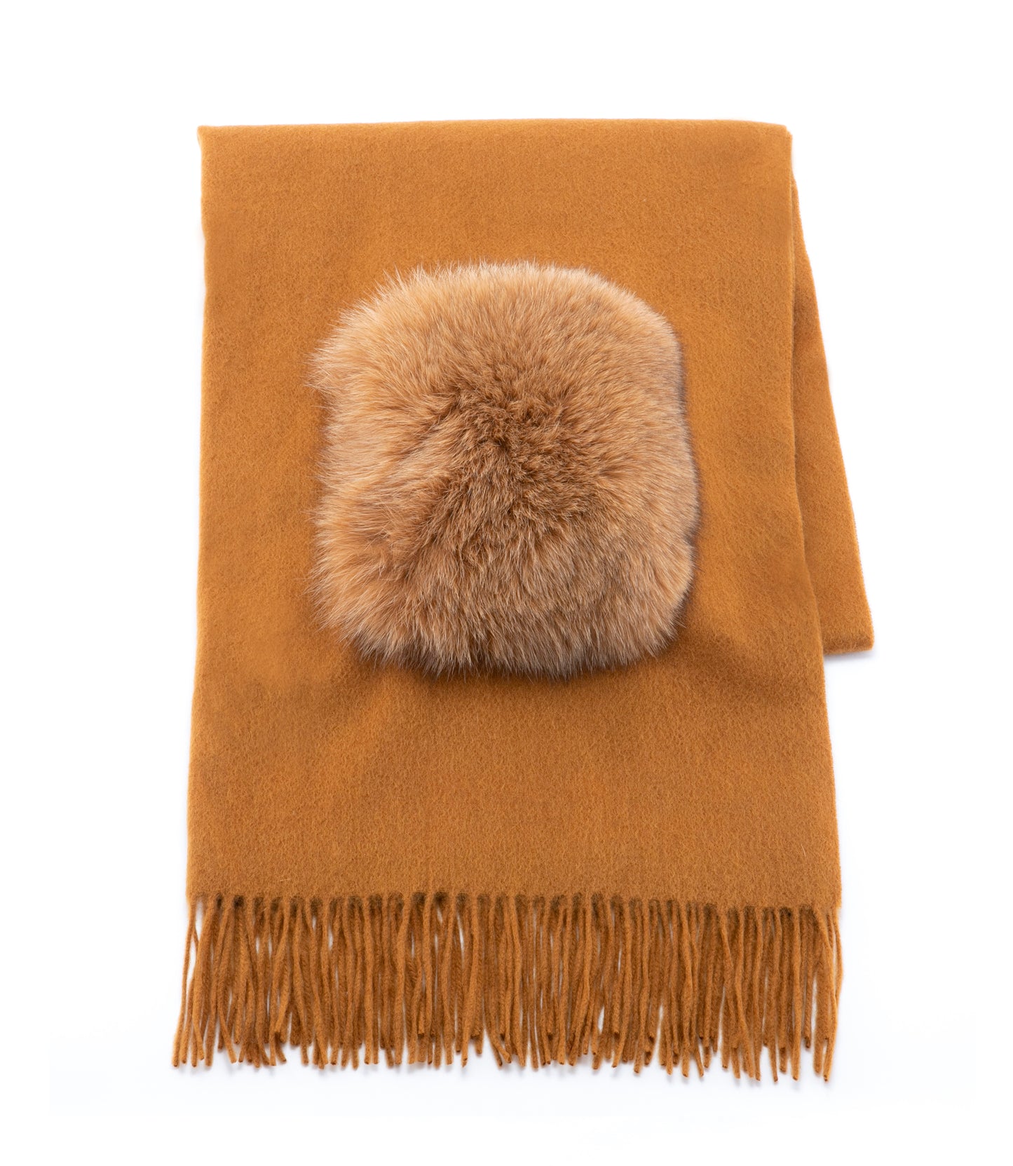 フォックスポケットカシミアストール