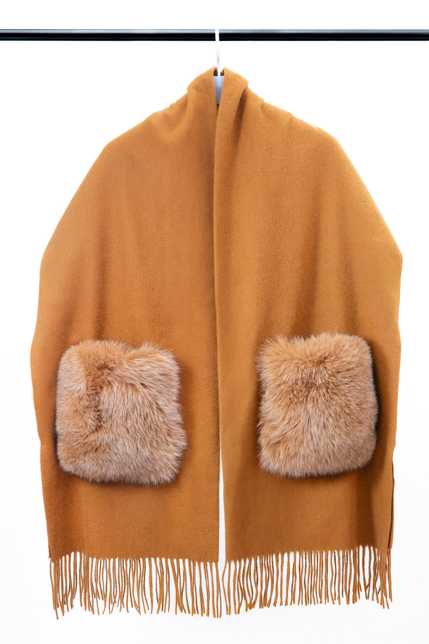 フォックスポケットカシミアストール