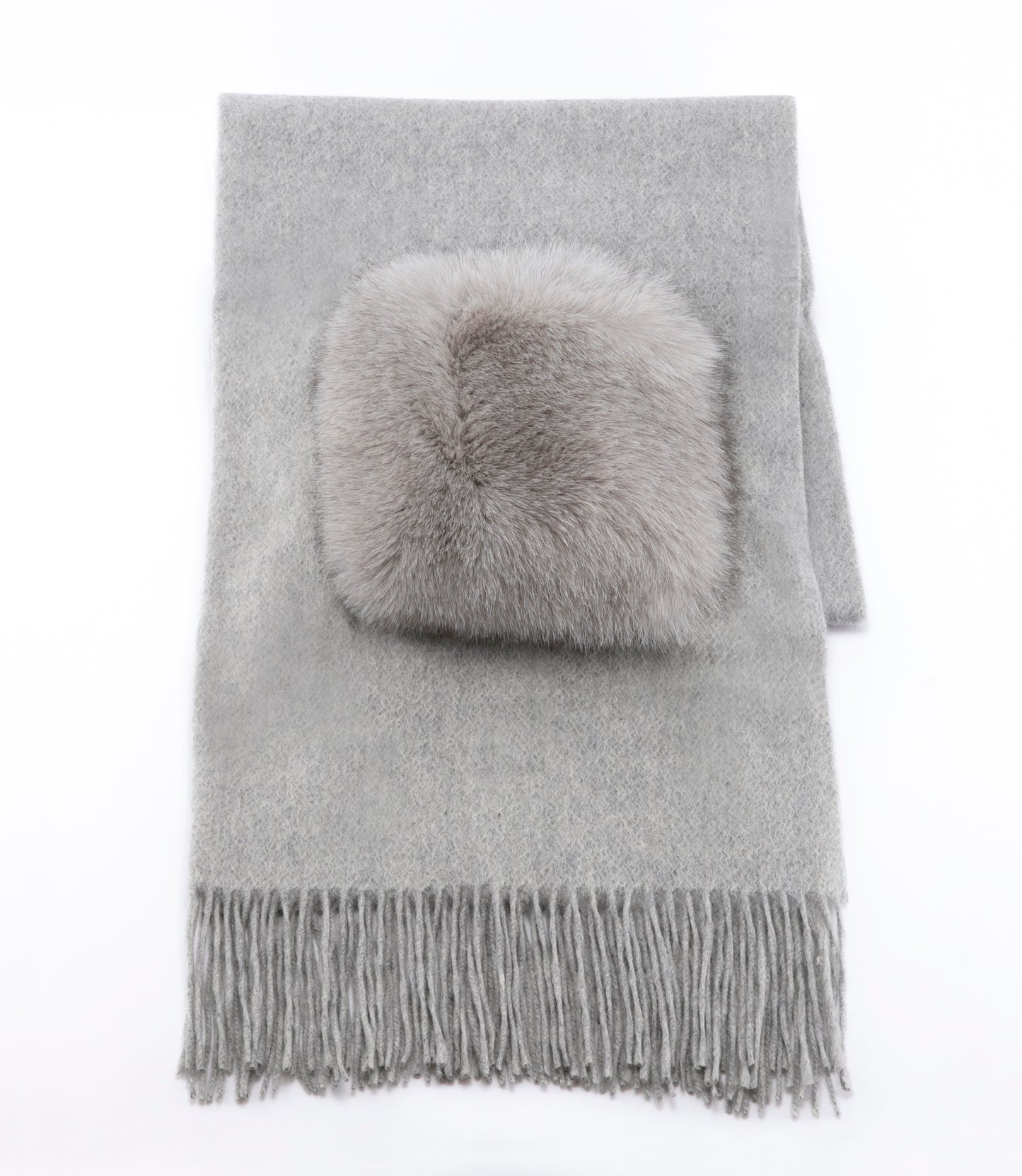 フォックスポケットカシミアストール