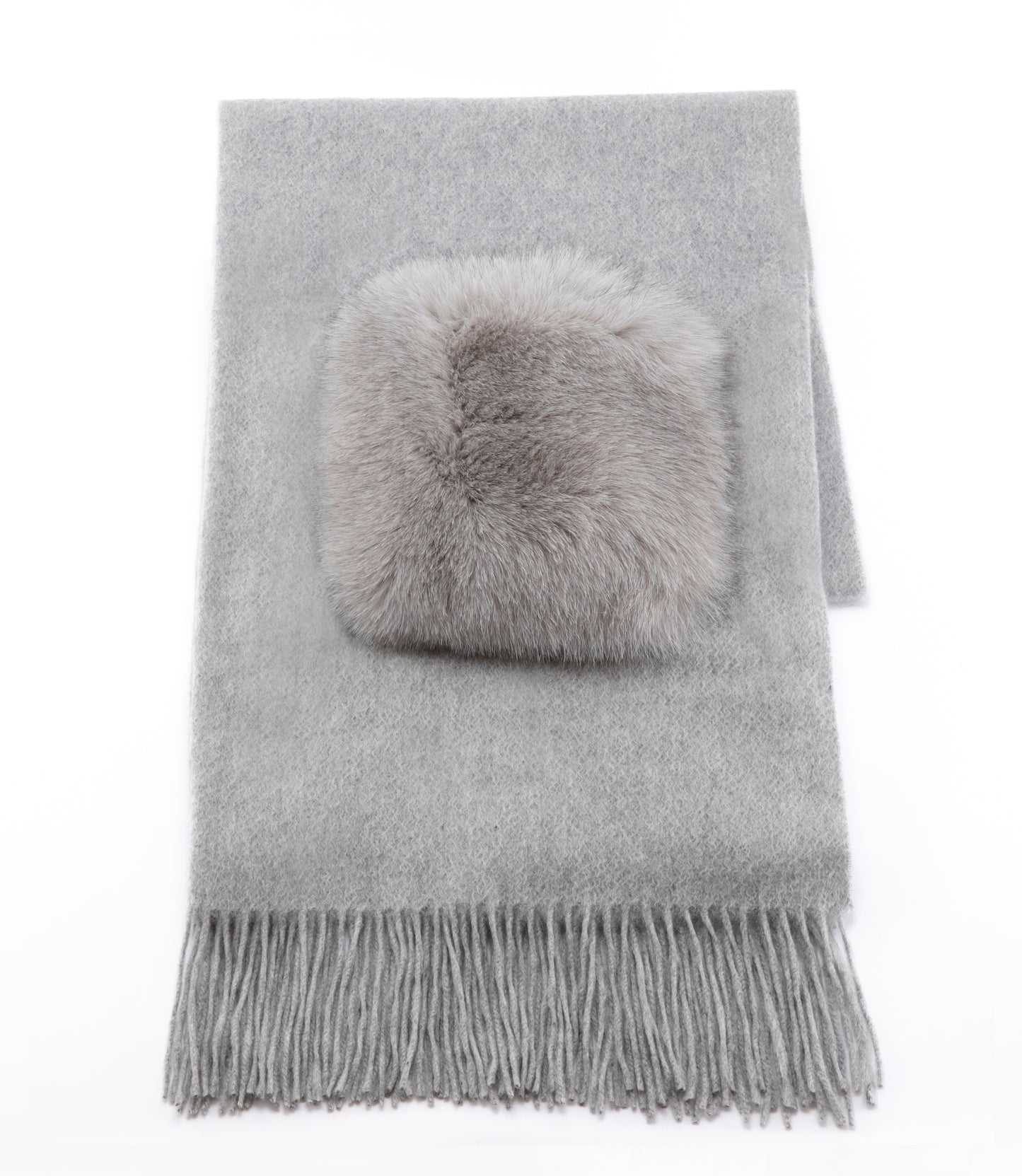 フォックスポケットカシミアストール