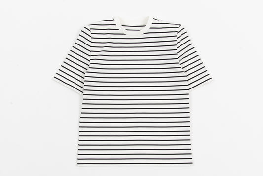 <Foundation Wear> Edge Tee/border（ショルダーパッドTシャツ・肩パッドT）