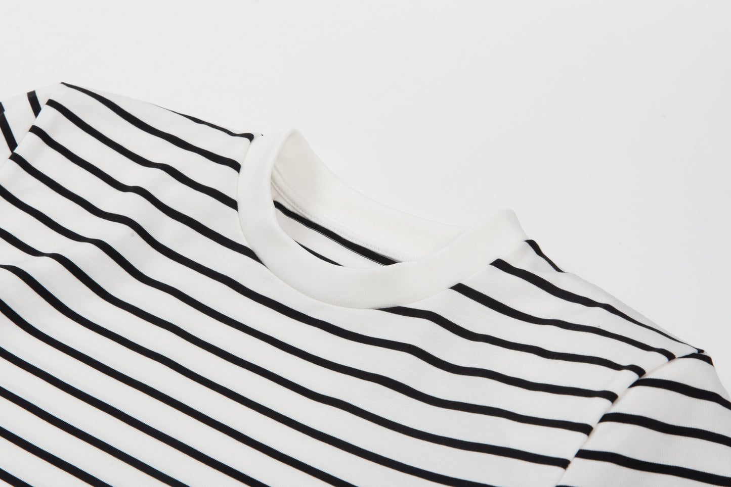 <Foundation Wear> Edge Tee/border（ショルダーパッドTシャツ・肩パッドT）
