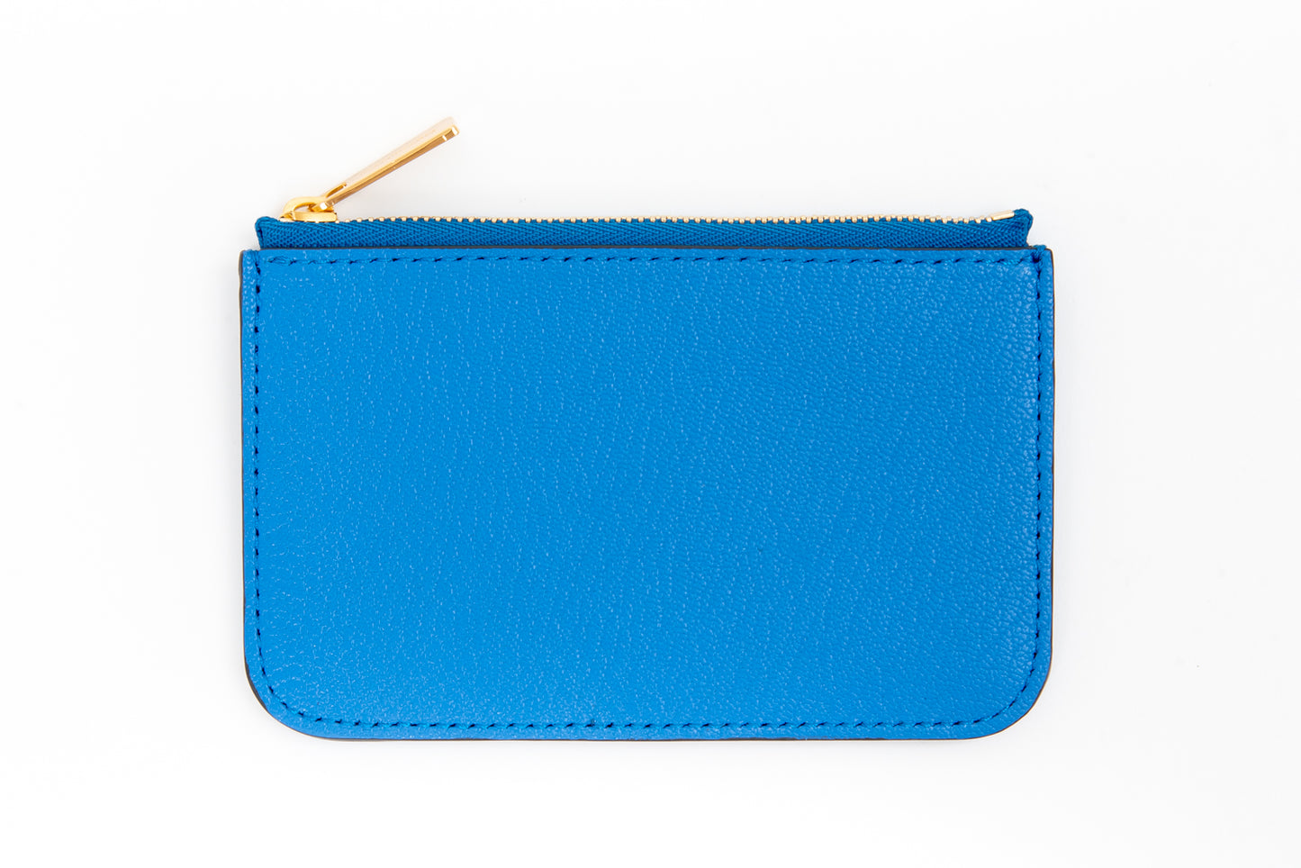 Flat Zip Wallet/blue