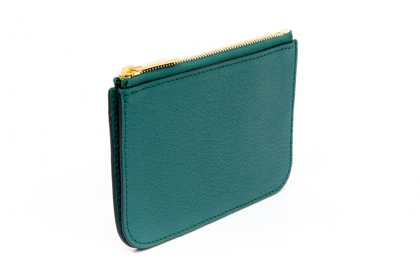 Flat Zip Wallet/green