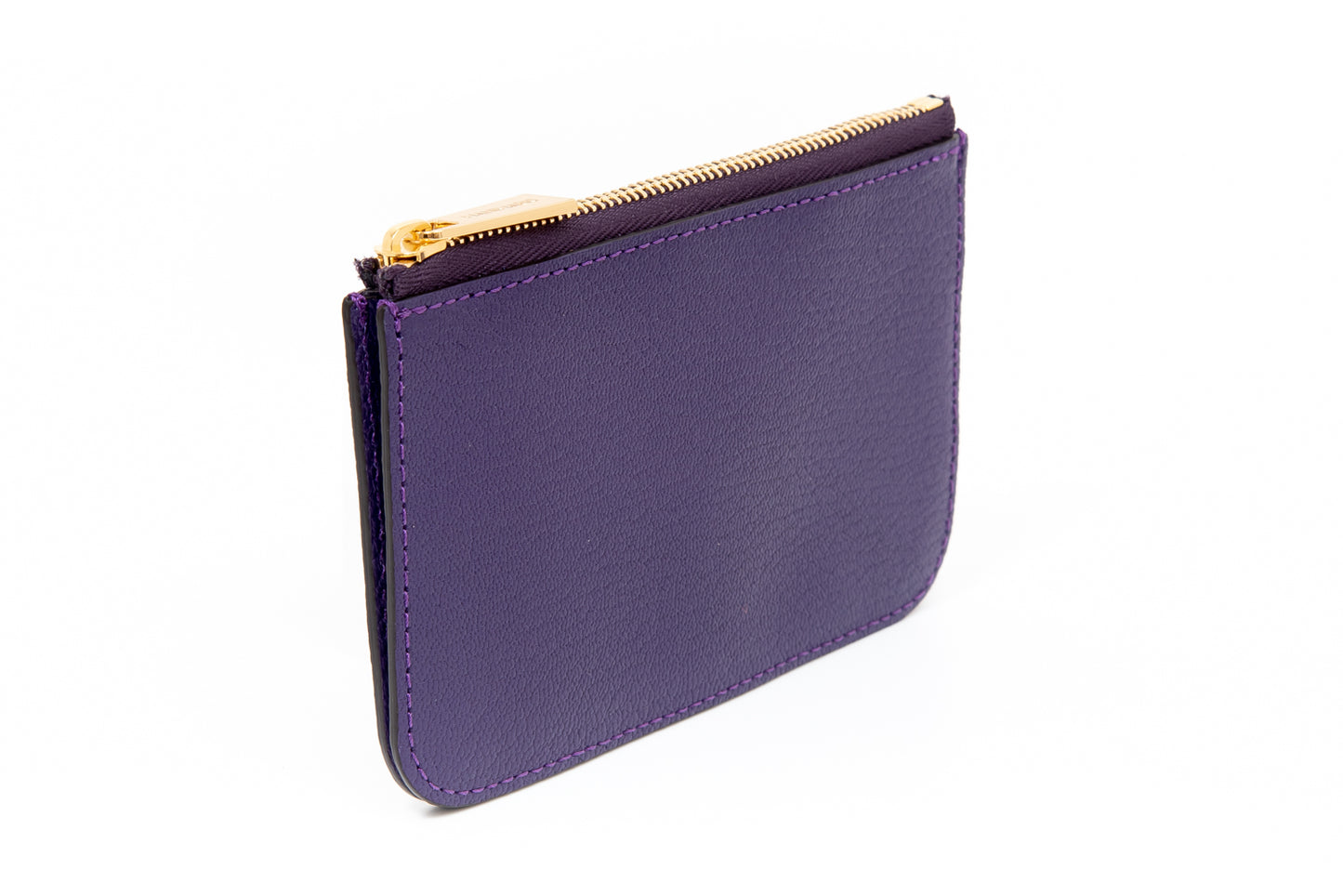 Flat Zip Wallet/purple
