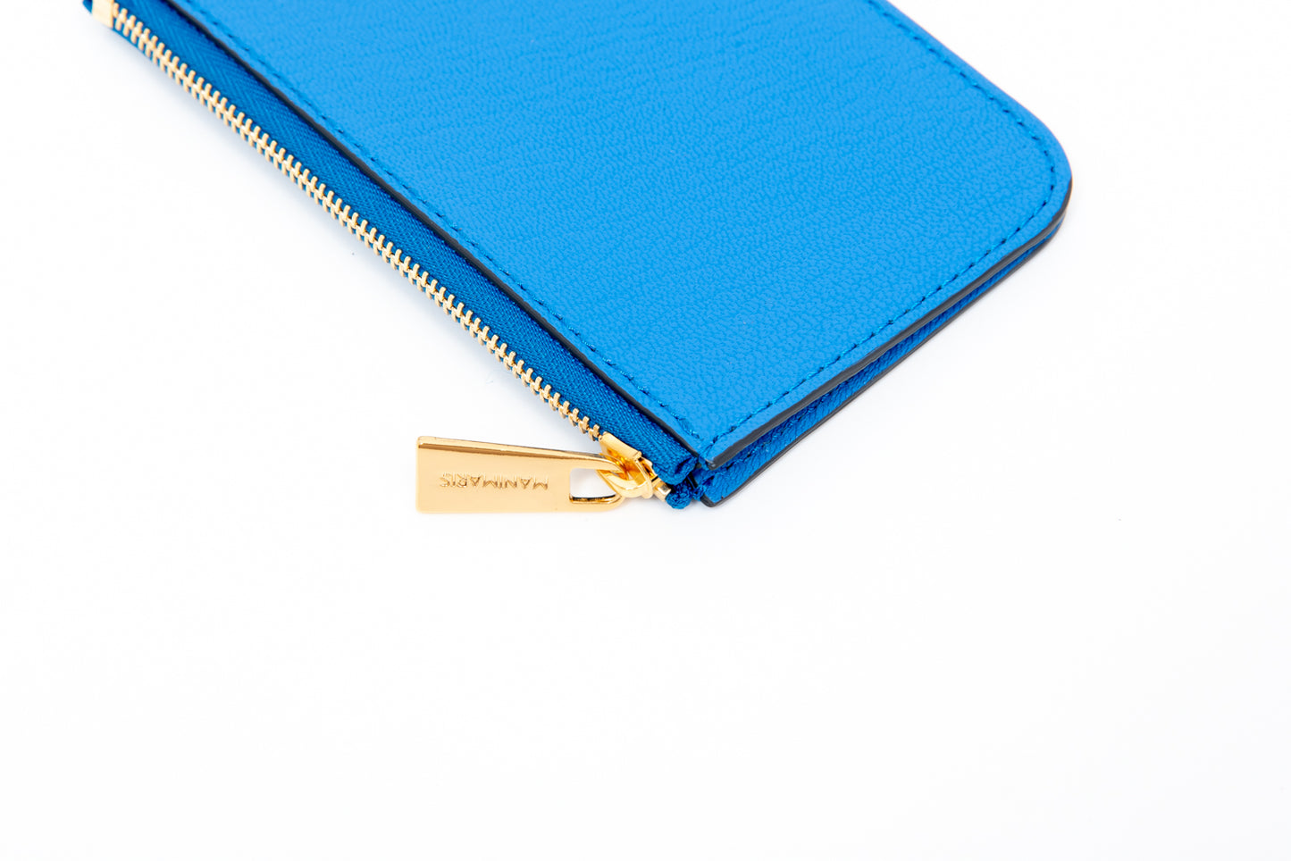 Flat Zip Wallet/blue