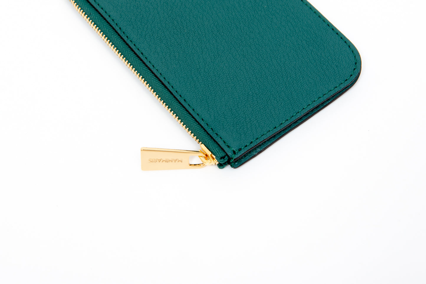 Flat Zip Wallet/green