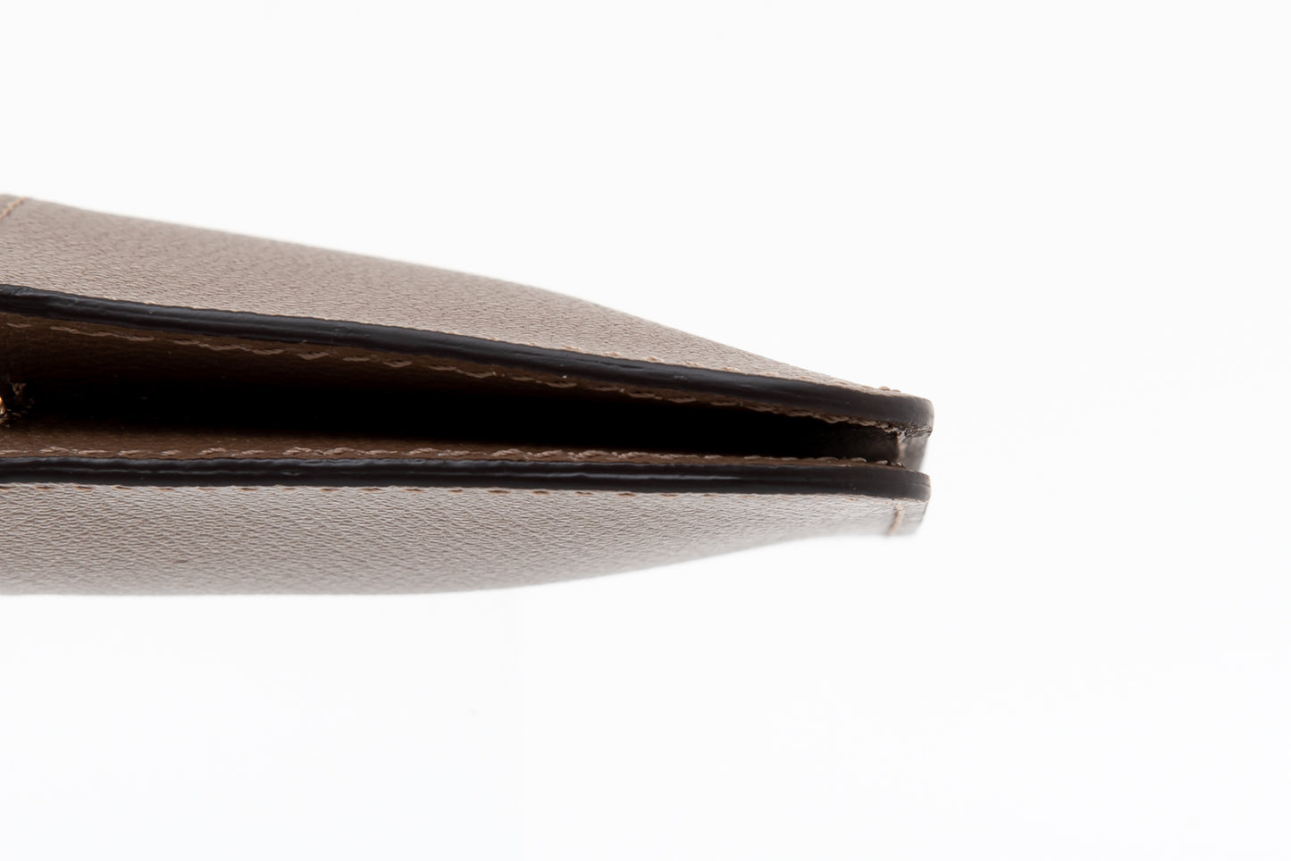 Flat Zip Wallet/taupe