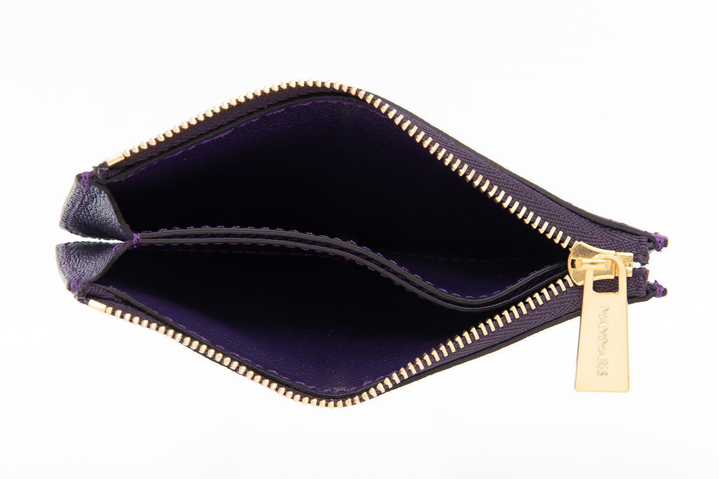 Flat Zip Wallet/purple