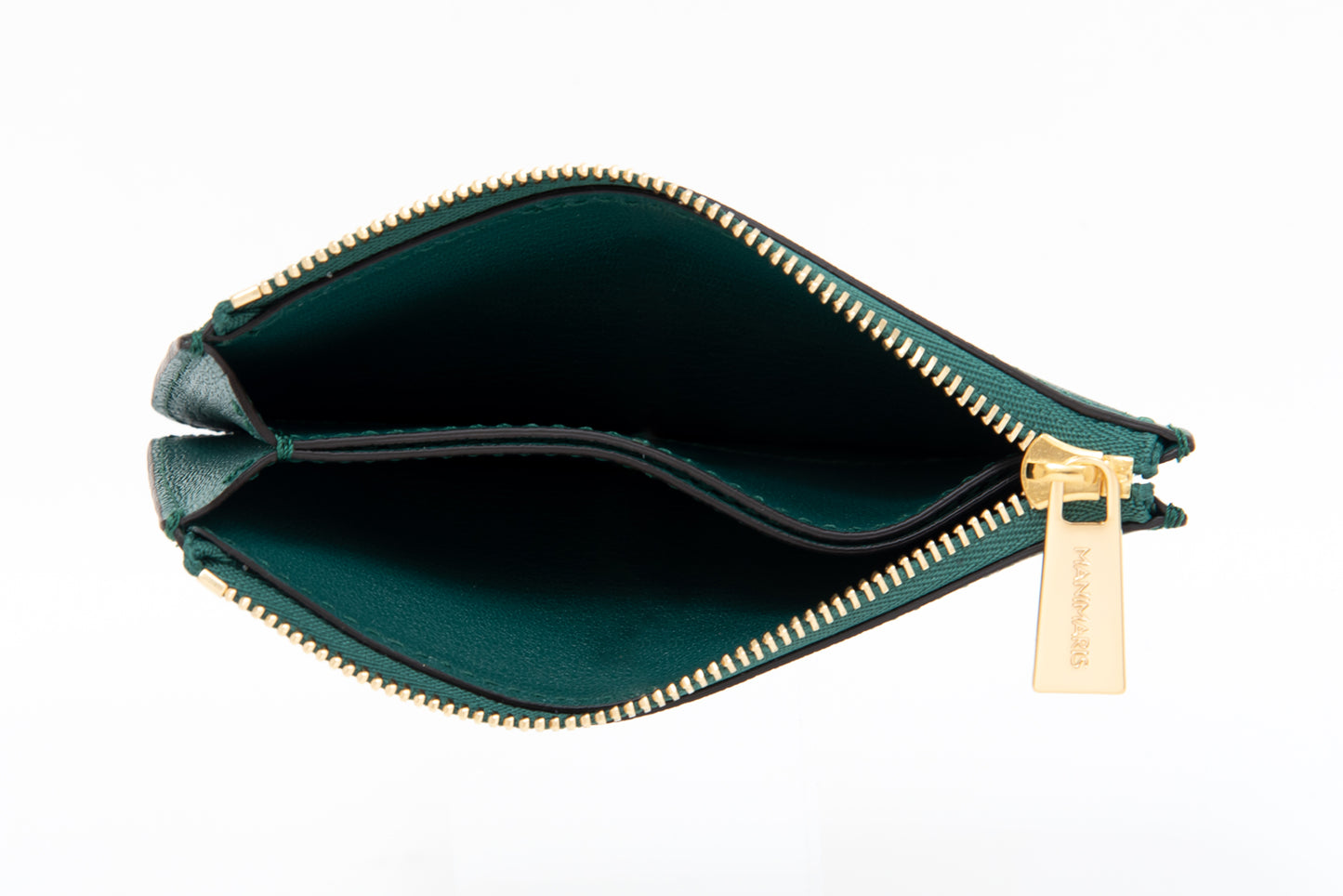 Flat Zip Wallet/green