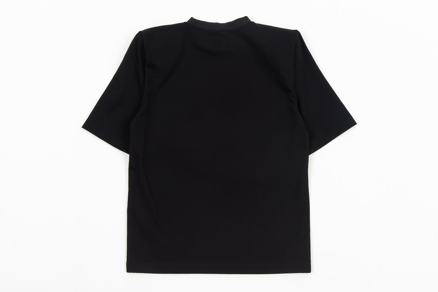 <Foundation Wear> Edge Tee/Black（ショルダーパッドTシャツ・肩パッドT）