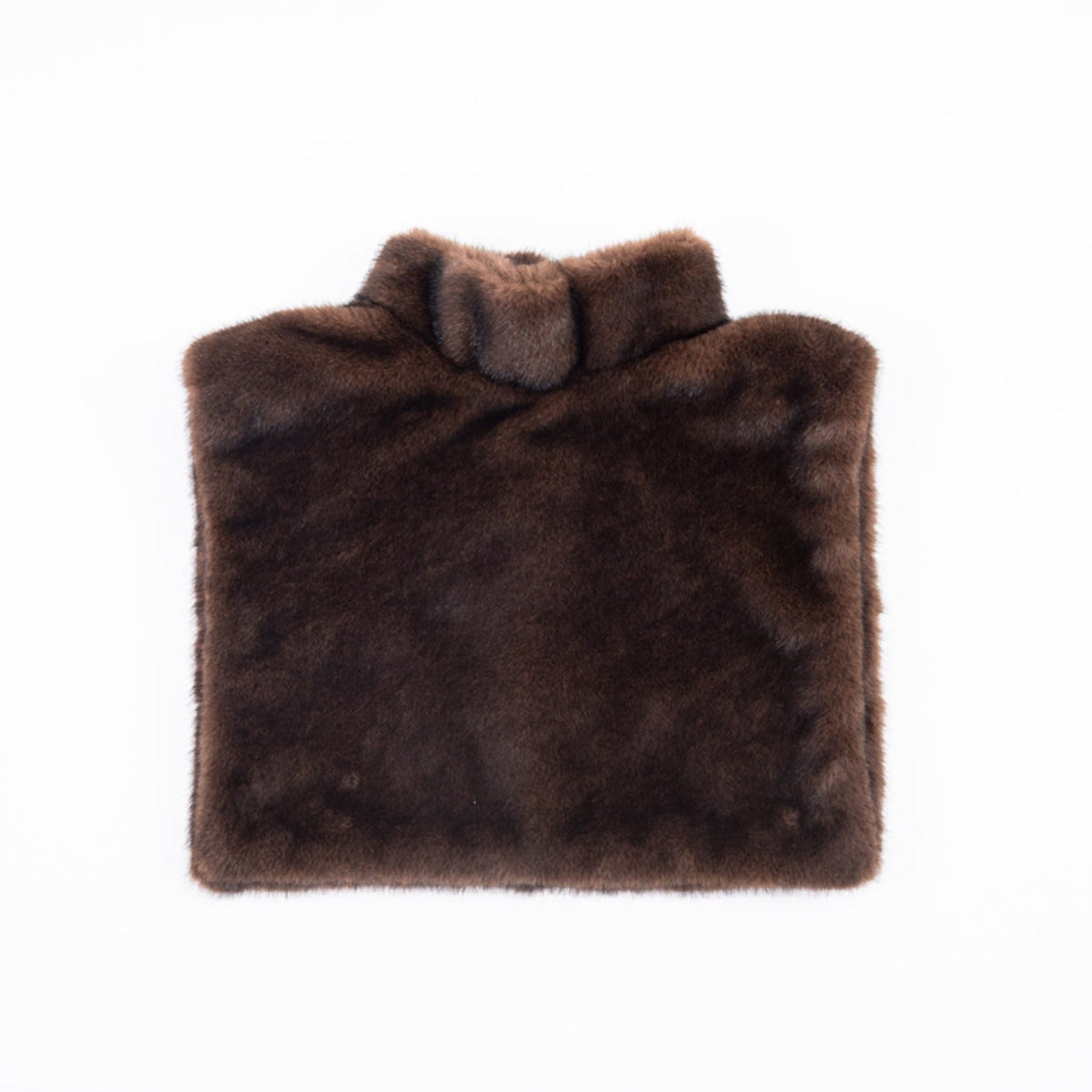 eco mink vest/brown